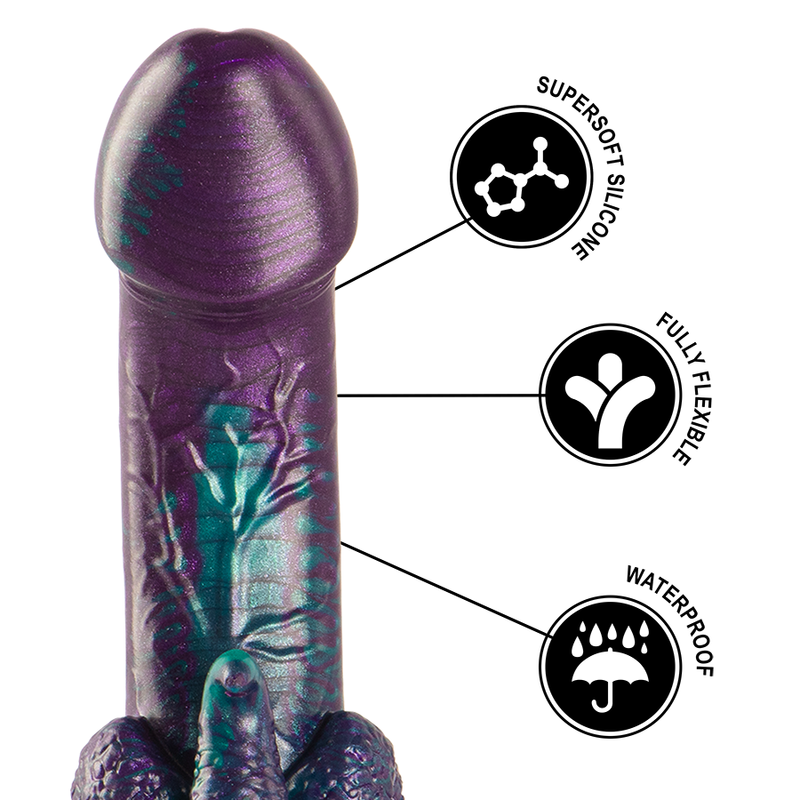 Epic-Basilisk Dildo Dublu cu Solzi, Mărime Mică-Silicon 7 img 177599 d7efd2a50b80c929088a2226bfcf348a 1