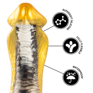 Epic-Drakon Dildo Cobra Galbenă-Silicon 16 Epic-Drakon Dildo Cobra Galbenă-Silicon - imagine 8