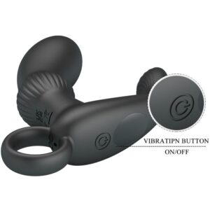 Anal Toys-Cayla Vibrator Masajer Anal Negru-Silicon, 12 Trepte - imagine 6
