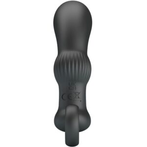 Anal Toys-Cayla Vibrator Masajer Anal Negru-Silicon, 12 Trepte - imagine 3