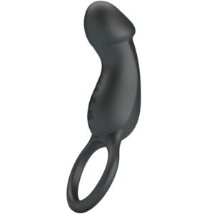 Pretty Love-Trae Ring & Vibrator Negru-Silicon, 7 Trepte - imagine 7