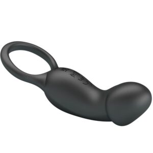 Pretty Love-Trae Ring & Vibrator Negru-Silicon, 7 Trepte - imagine 2