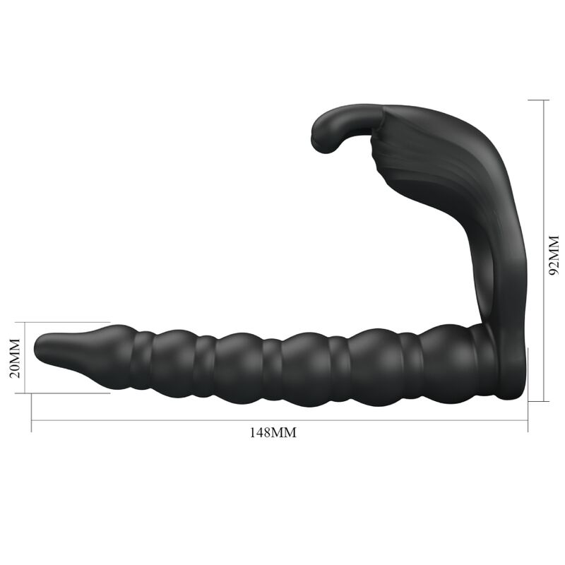 For Him-Blackney Inel pentru Penis cu Vibrator Negru-Silicon, 7 5 img 177997 7c98f0f038a324e858e7cadf18515947 1