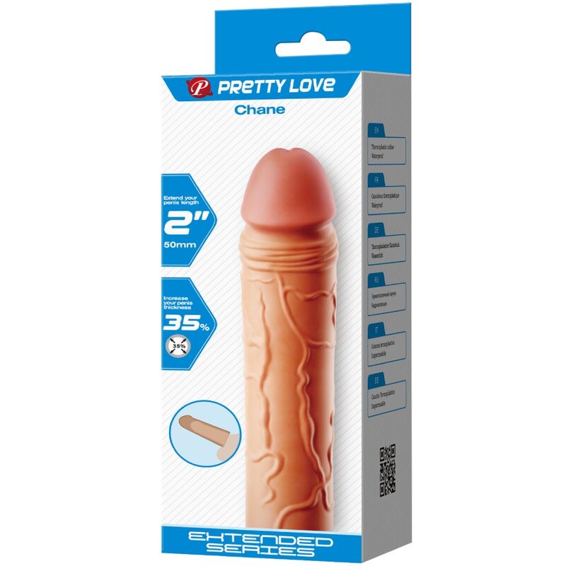 For Him-Chane Husa Extensibilă pentru Penis, Culoare Flesh-TPR 6 img 178074 58c9c4ef13396d48eb5ed3b8badd6aa1 1