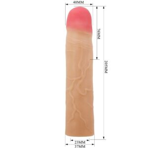 For Him-Kylian Husă de Extindere pentru Penis Flesh-TPR 10 For Him-Kylian Husă de Extindere pentru Penis Flesh-TPR - imagine 4