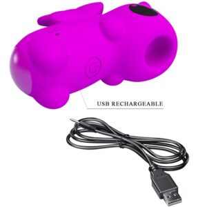 Fun Toys-Stimulator Mini Magic Unicorn-Silicon, 10 Trepte - imagine 6