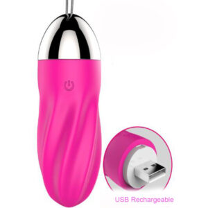 Armony-Sweety Spiral Ou Vibrator cu Telecomandă Roz-Silicon - imagine 3