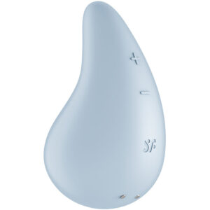 Satisfyer-Dew Drop Vibrator Lay-on White, Albastru/Alb-Silicon - imagine 3