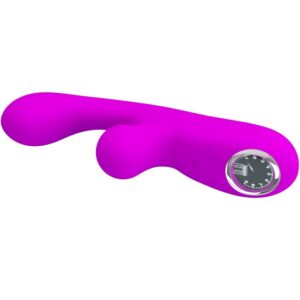 High Tech-Skylar Purple Stimulator Vibrator-Silicon, 10 Trepte - imagine 5