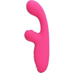 High Tech-Skylar Pink Stimulator Vibrator-Silicon, 10 Trepte 13 High Tech-Skylar Pink Stimulator Vibrator-Silicon, 10 Trepte - imagine 3
