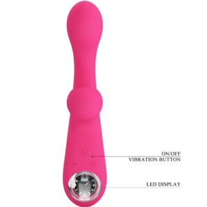 High Tech-Skylar Pink Stimulator Vibrator-Silicon, 10 Trepte 18 High Tech-Skylar Pink Stimulator Vibrator-Silicon, 10 Trepte - imagine 8