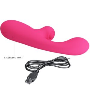 High Tech-Skylar Pink Stimulator Vibrator-Silicon, 10 Trepte 19 High Tech-Skylar Pink Stimulator Vibrator-Silicon, 10 Trepte - imagine 9
