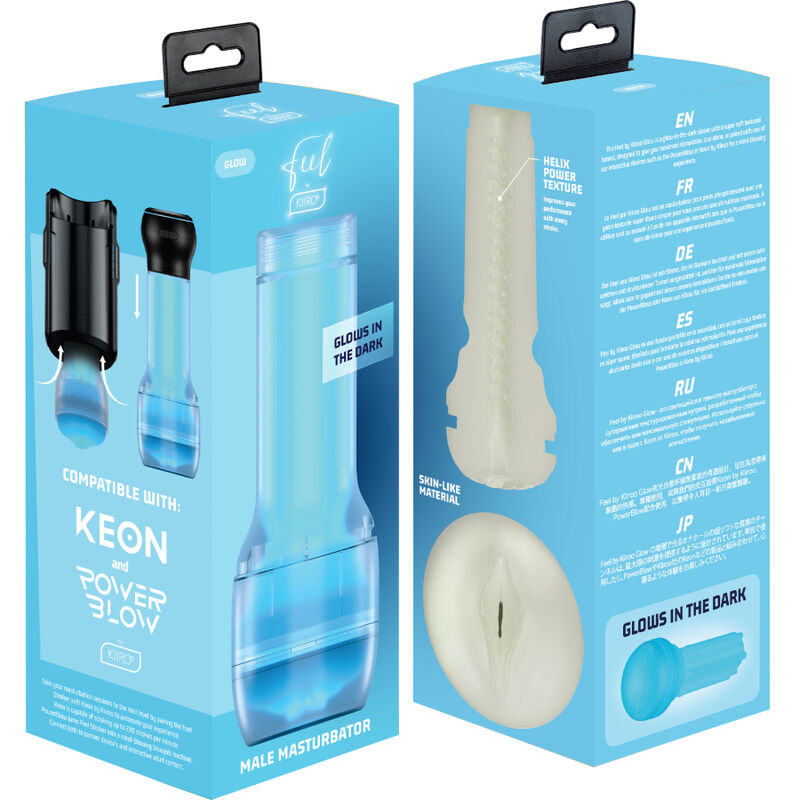 Kiiroo-Feelglow Stroker care Strălucește în Întuneric-TPE 1 img 178456 239d3c86a0946f1e1ec7b48ceecad744 1