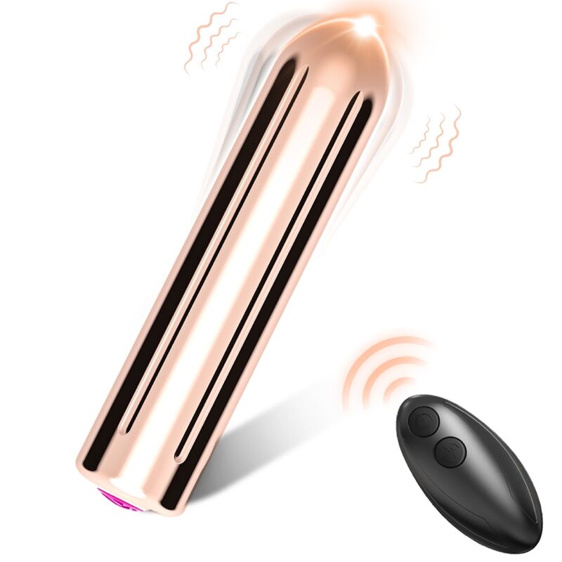 Armony Stimulators-Warhead Vibrator Bullet cu Telecomandă Auriu 1 img 178513 c2f13eb01d9bc305f8717949890f6c7a 1