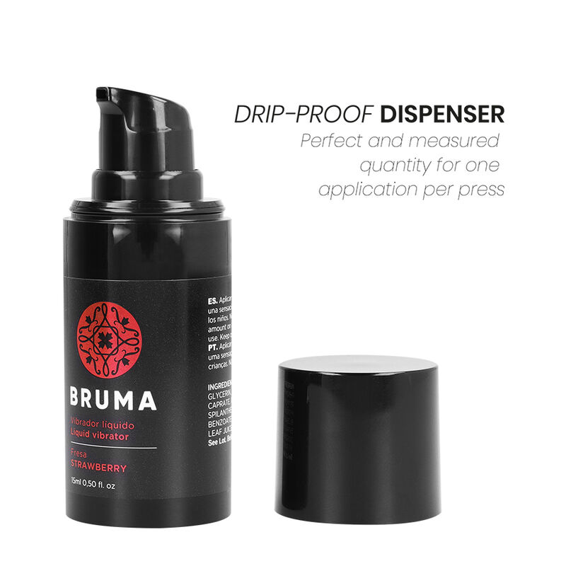 Bruma-Vibrator Lichid Ultra Sliding Căpșuni 15 ml · Afrodisiace Femei (imaginea 4)