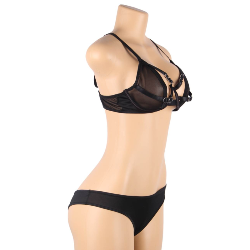 Subblime - Set Două Piese cu Sutien Transparent si Chilot, S/M 8 img 178706 31bd61261f90fe446575e39db6f6b8f1 1