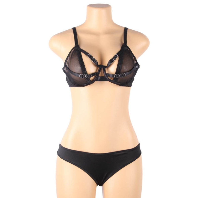 Subblime - Set Două Piese cu Sutien Transparent si Chilot, S/M 6 img 178708 1a5f1c6e2884a0be6802e7fcad975bbd 1