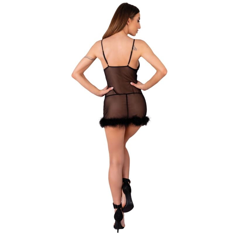 Livco Corsetti Fashion-Zerunam Set Babydoll + Tanga Negru 1 img 179268 fd7d4a13cdf189befd36addf98083c15 1