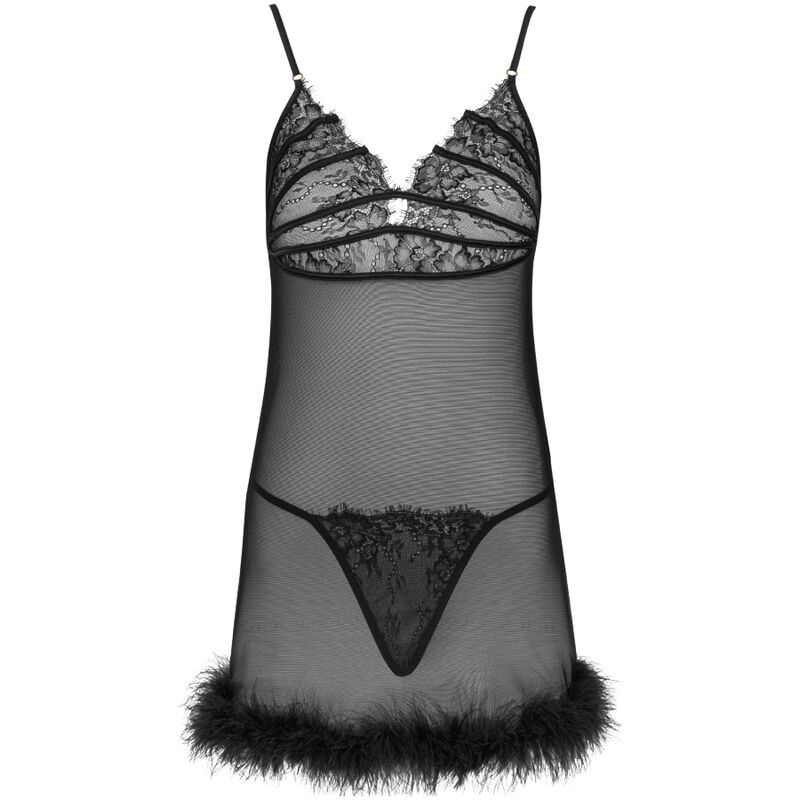 Livco Corsetti Fashion-Zerunam Set Babydoll + Tanga Negru 2 img 179269 f773d5c5b71cdd90f2ea74e9e68585a7 1