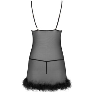 Livco Corsetti Fashion-Zerunam Set Babydoll + Tanga Negru 8 Livco Corsetti Fashion-Zerunam Set Babydoll + Tanga Negru - imagine 4