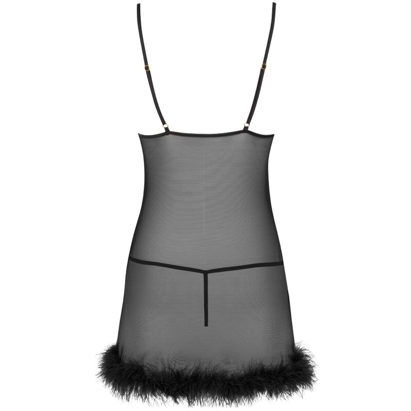 Livco Corsetti Fashion-Zerunam Set Babydoll + Tanga Negru 3 img 179270 1b74f281fa7ed685dc455be7a5ac6973 1
