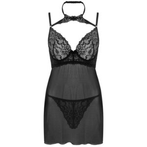Livco Corsetti Fashion-Binella Set Babydoll + Thong Black 7 Livco Corsetti Fashion-Binella Set Babydoll + Thong Black - imagine 3