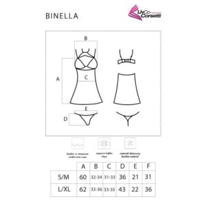Livco Corsetti Fashion-Binella Set Babydoll + Thong Black 9 Livco Corsetti Fashion-Binella Set Babydoll + Thong Black - imagine 5