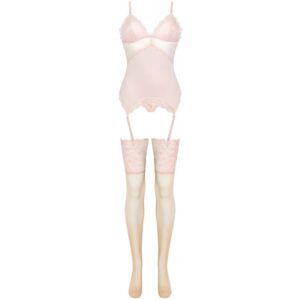 Livco Corsetti Fashion-Persinne Peach Set Corset, Tanga si 10 Livco Corsetti Fashion-Persinne Peach Set Corset, Tanga si - imagine 5