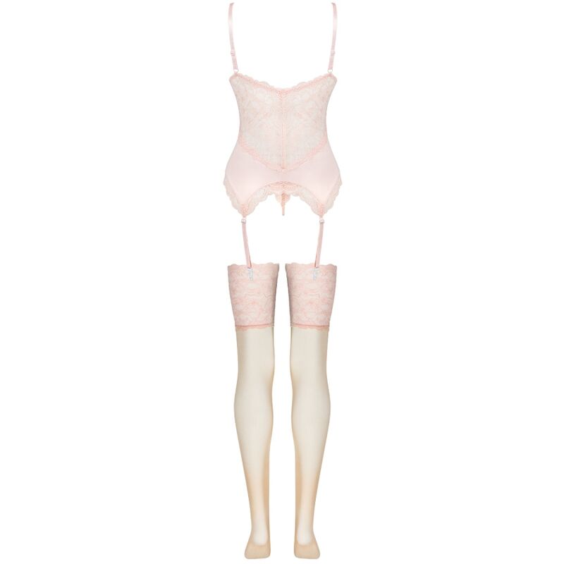 Livco Corsetti Fashion-Persinne Peach Set Corset, Tanga si 3 img 179284 93c70a45f81089d192a6e0f839e749bb 1