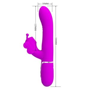 High Tech-Vibrator Rabbit Multifuncțional 4 in 1 Butterfly 19 High Tech-Vibrator Rabbit Multifuncțional 4 in 1 Butterfly - imagine 9