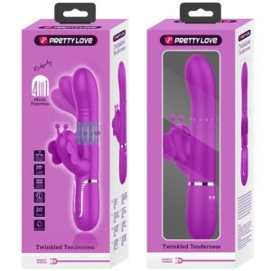 High Tech-Vibrator Rabbit Multifuncțional 4 in 1 Butterfly 13 High Tech-Vibrator Rabbit Multifuncțional 4 in 1 Butterfly - imagine 3