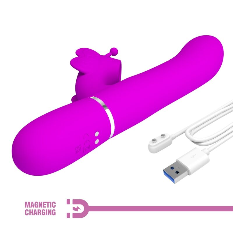 High Tech-Vibrator Rabbit Multifuncțional 4 in 1 Butterfly 2 img 179344 d03c466652177b584377a32032cc0838 1