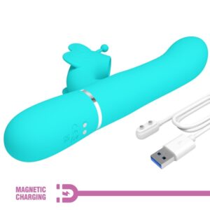 High Tech-Pretty Love Vibrator Rabbit Multifuncțional 4 în 1 20 High Tech-Pretty Love Vibrator Rabbit Multifuncțional 4 în 1 - imagine 10