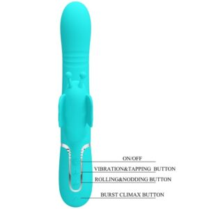 High Tech-Pretty Love Vibrator Rabbit Multifuncțional 4 în 1 19 High Tech-Pretty Love Vibrator Rabbit Multifuncțional 4 în 1 - imagine 9