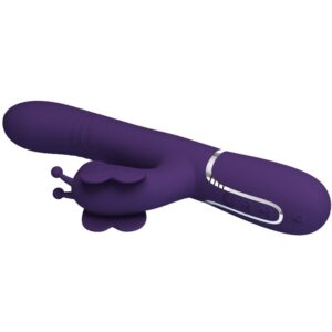 High Tech-Rabbit Vibrator Multifuncțional 4 în 1 Butterfly - imagine 9