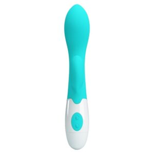 High Tech-Brighty G-spot Vibrator Aqua Green-Silicon, 12 Trepte - imagine 10