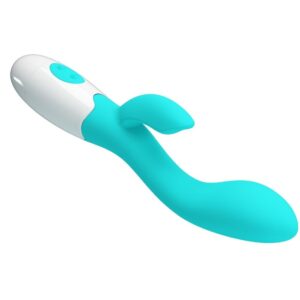 High Tech-Brighty G-spot Vibrator Aqua Green-Silicon, 12 Trepte - imagine 8