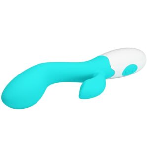 High Tech-Brighty G-spot Vibrator Aqua Green-Silicon, 12 Trepte - imagine 7