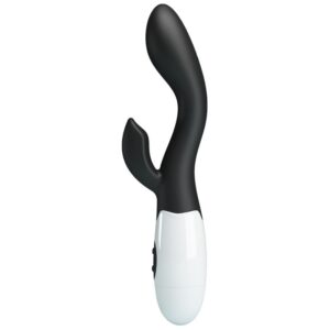 High Tech-Brighty G-spot Vibrator Negru-Silicon, 12 Trepte - imagine 6