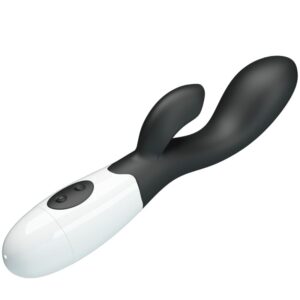 High Tech-Brighty G-spot Vibrator Negru-Silicon, 12 Trepte - imagine 5