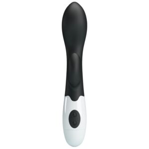 High Tech-Brighty G-spot Vibrator Negru-Silicon, 12 Trepte - imagine 4