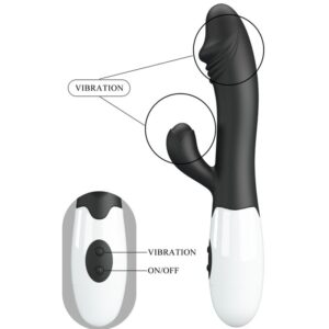 High Tech-Snappy G-spot Vibrator Black-Silicon, 12 Trepte 20 High Tech-Snappy G-spot Vibrator Black-Silicon, 12 Trepte - imagine 10