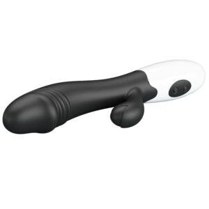 High Tech-Snappy G-spot Vibrator Black-Silicon, 12 Trepte 15 High Tech-Snappy G-spot Vibrator Black-Silicon, 12 Trepte - imagine 5