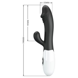 High Tech-Snappy G-spot Vibrator Black-Silicon, 12 Trepte 14 High Tech-Snappy G-spot Vibrator Black-Silicon, 12 Trepte - imagine 4