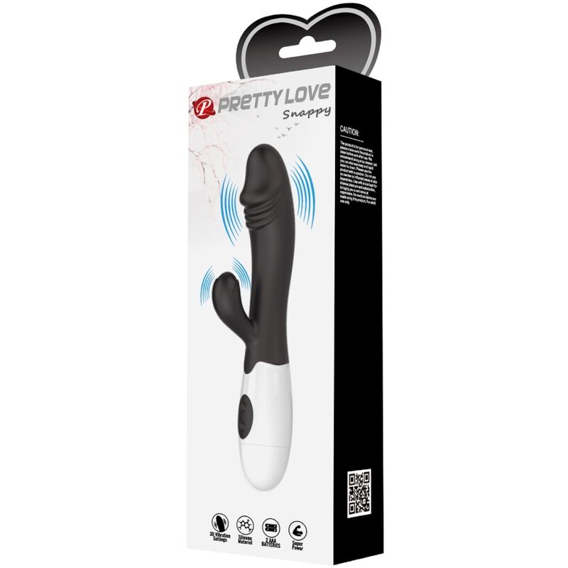 High Tech-Snappy G-spot Vibrator Black-Silicon, 12 Trepte 2 img 179553 319f3b56215f618975e67c3d2597aa1f 1