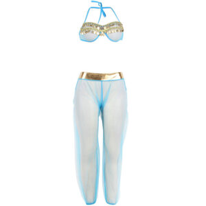 Subblime-Set de Lenjerie India Style Blue/, S/M/L/XL - imagine 8