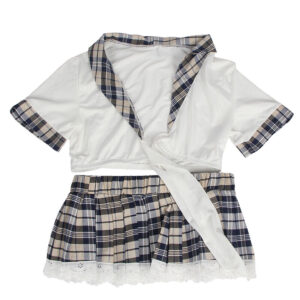 Subblime-Costum Sexy de Colegială Top și Fustă/, S/M/L/XL - imagine 6
