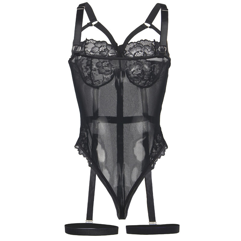 Subblime - Teddy Slim din Dantelă cu Bretea Tip Ligă pe Piept, Negru /, S/M/L/XL 5 img 179825 5655c692701575eff4ad8049a36f25d3 1