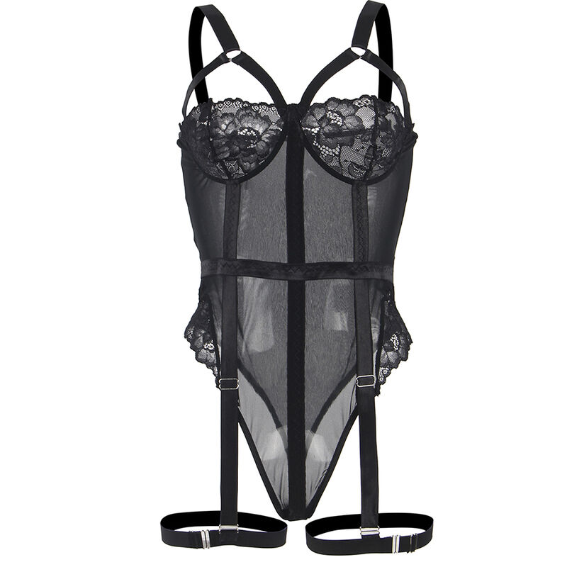 Subblime - Teddy Slim din Dantelă cu Bretea Tip Ligă pe Piept, Negru /, S/M/L/XL 6 img 179826 0b44ef8537c50da3d2ae8ba0a1338b3b 1