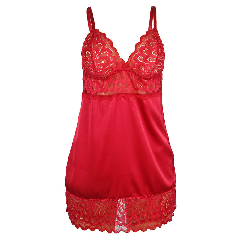 Subblime-Satin Babydoll cu Dantelă Roșie/, S/M/L/XL 3 Subblime-Satin Babydoll cu Dantelă Roșie/, S/M/L/XL · Lenjerie Sexy Femei (imaginea 3)